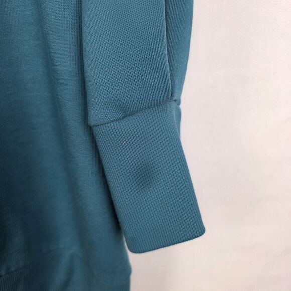 Soft Surroundings Winifred Pullover Blue French Terry Sweater Tunic Top Size Med - Picture 3 of 7